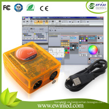 Software de controlador de descodificador Sunlite DMX 2048FC